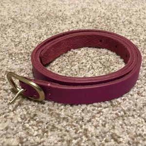 J. Crew leather belt, size S